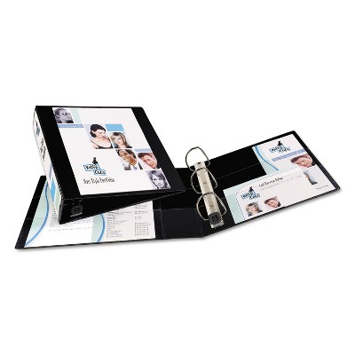 Avery Heavy-Duty View Binder w/Locking 1-Touch EZD Rings 2" Cap Black 79692