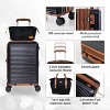 ZACHVO 5-Piece Luggage Set, 20/24/28-In Suitcases with TSA Lock, 360° Spinner Wheels, Duffel and Toiletry Bag, 100% PC Hardshell - 2 of 4
