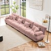 TiramisuBest 4-Seater Modular Sectional Sofa, Deep Seat Chenille Upholstered Couch for Living Room, Apartment, Studio, Office, White - 2 of 4