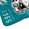 NFL Miami Dolphins Helmet Stripes Flannel Fleece Blanket - 3 of 3