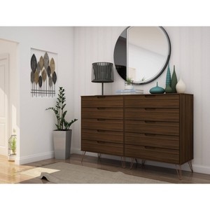 Rockefeller 10 Drawer Double Tall Dresser - Manhattan Comfort - 1 of 4