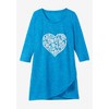 Woman Within Plus Size Marled Tulip Hem Layered Tunic - 3 of 4