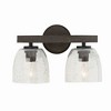 Capital Lighting Clive 2 - Light Vanity in  Carbon Grey/BlackIron - 3 of 4