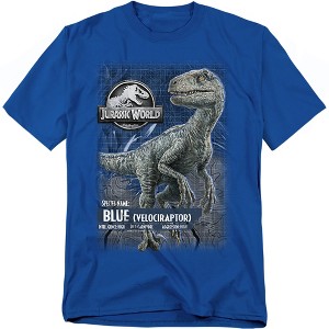 Jurassic World Blue Velociraptor Adult T-Shirt - 1 of 4