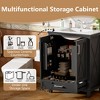 Whisen 24" Bathroom Vanity with Single Sink, Solid Wood/MDF Frame, 2 Soft-Close Doors & 1 Divided Drawer with Storage Shelves - 4 of 4