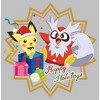 Women's Pokemon Christmas Pikachu and Delibird Happy Holidays T-Shirt - 2 of 4
