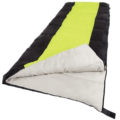 Leisure Sports 2-Season Lightweight Sleeping Bag - Neon Green