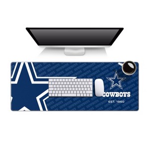 NFL Dallas Cowboys Logo Series 31.5" x 12" Desk Pad - 1 of 3