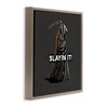 Stupell Industries Slayin' It Grim Reaper Floating Frame Canvas Art - 2 of 4