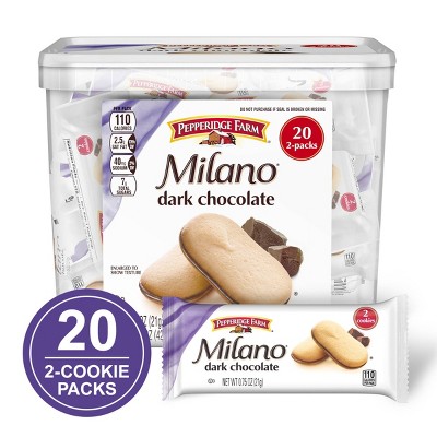 Pepperidge Farm Milano Dark Chocolate Cookies - 20ct