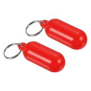 Unique Bargains Plastic Water Resistant Outdoor Sports Floating Keychain 2 Pcs - 1 of 4