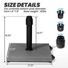 Crestlive Products  45lbs Patio Umbrella Base - Heavy Duty Outdoor Patio Market Umbrella Stand - 3 of 4