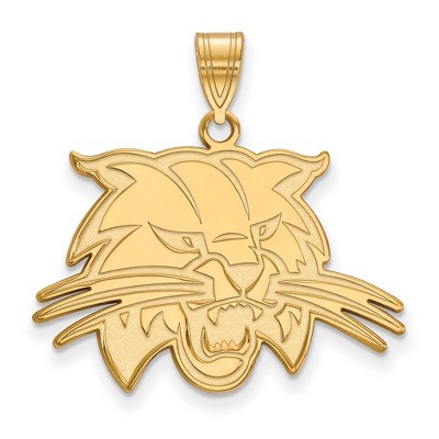 Black Bow Jewelry 14k Yellow Gold Ohio Bobcats NCAA Large Pendant