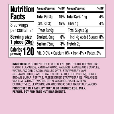 Gluten Free Strawberry Snack Bites - 8oz/8ct - Favorite Day™