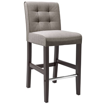 Counter and Barstool with Padded Back - CorLiving