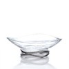 Nambe Braid Condiment Set with Spoons, Modern Scandinavian Glass Bowls on Braided Stainless Steel & Chrome Base - Decorative Serving Set - 3 of 4