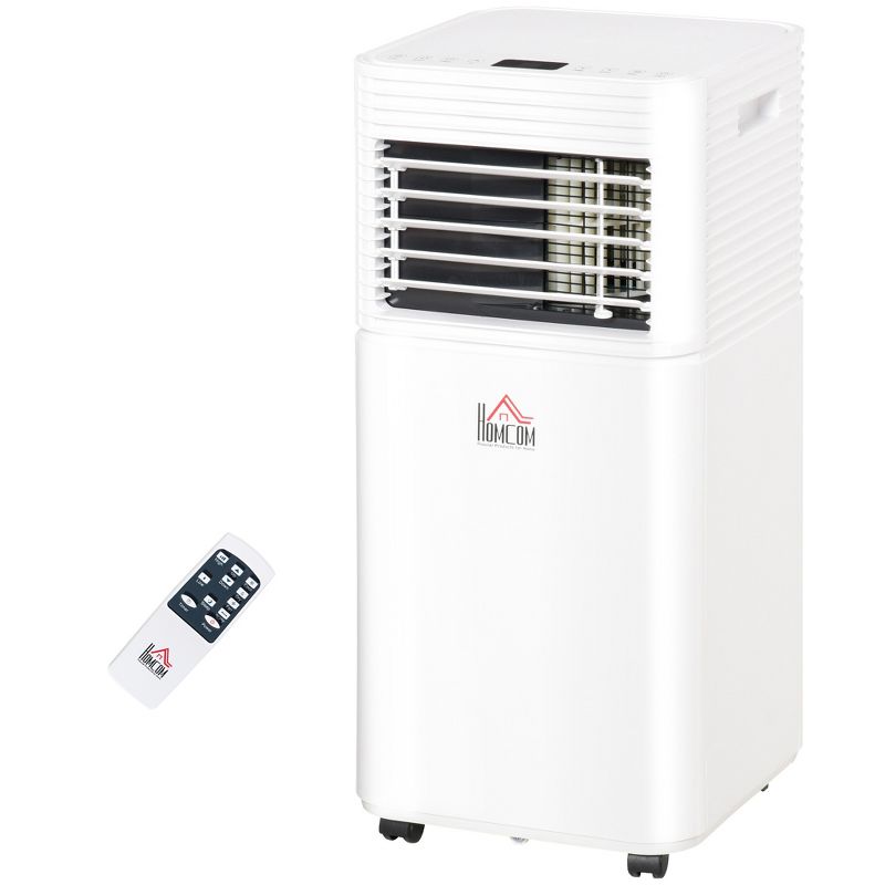 HOMCOM Mobile Portable Air Conditioner for Cooling, Dehumidifier, and Ventilating with Remote Control, for Home Office, 4 of 7