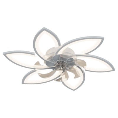 BestParts 30.7" Ceiling Fan with LED Light - 6-Speed Control, 3-Color Temp, Remote, Energy Efficient