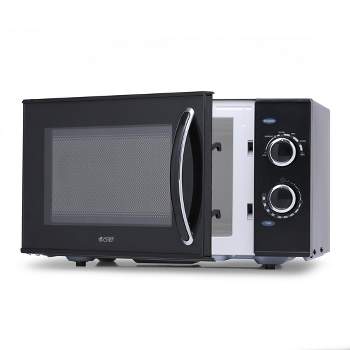 COMMERCIAL CHEF Countertop Microwave 0.9 Cu. Ft. 900W, Black
