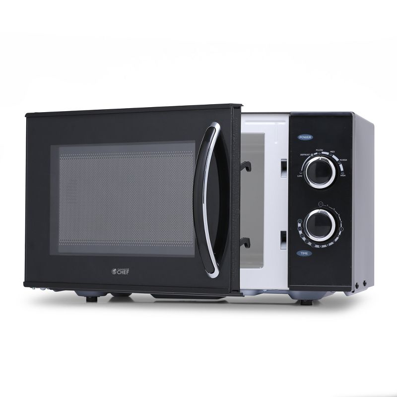 COMMERCIAL CHEF Countertop Microwave 0.9 Cu. Ft. 900W, Black, 1 of 7
