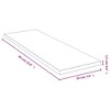 vidaXL Wall Shelf 23.6 in.x7.9 in.x0.6 in. Bamboo - 4 of 4