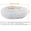 PetLuv"Soft Warm Fleece Dog & Cat Bed, Cozy Nest Cushion for Small/Medium Pets - Comfortable & Durable"BrownDGrayGray&Pink - 4 of 4
