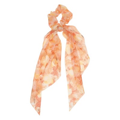 Unique Bargains Stylish Floral Ribbon Hair Elastics 1 Pc