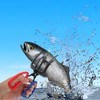 Unique Bargains Fishing Pliers Non-Slip 3 Claws Fish Control Clamp Fish Grippers Blue Red - 2 of 4