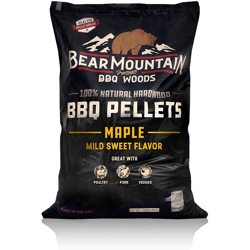 Bear Mountain BBQ 100% Natural Hardwood Pellets for Smokers and Outdoor Grills, 1 of 7