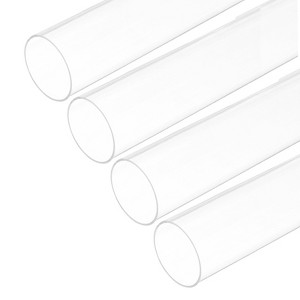 Unique Bargains Lamp Lantern Water Cooling System Acrylic Round Tubes 4 Pcs 10" - 1 of 4