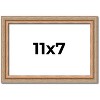 PosterPalooza | Photo Size Deco Brown Picture Frame - UV Acrylic, Foam Board Backing, Hanging Hardware - 2 of 4