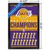 Trends International NBA Los Angeles Lakers - Champions 23 Framed Wall Poster Prints - 3 of 4