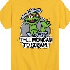 Boys' - Sesame Street - Tell Monday To Scram Short Sleeve Graphic T-Shirt - 2 of 4