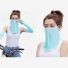 Anna-Kaci Women's Lightweight Face Cover Scarf with Ear Loops - 3 of 4