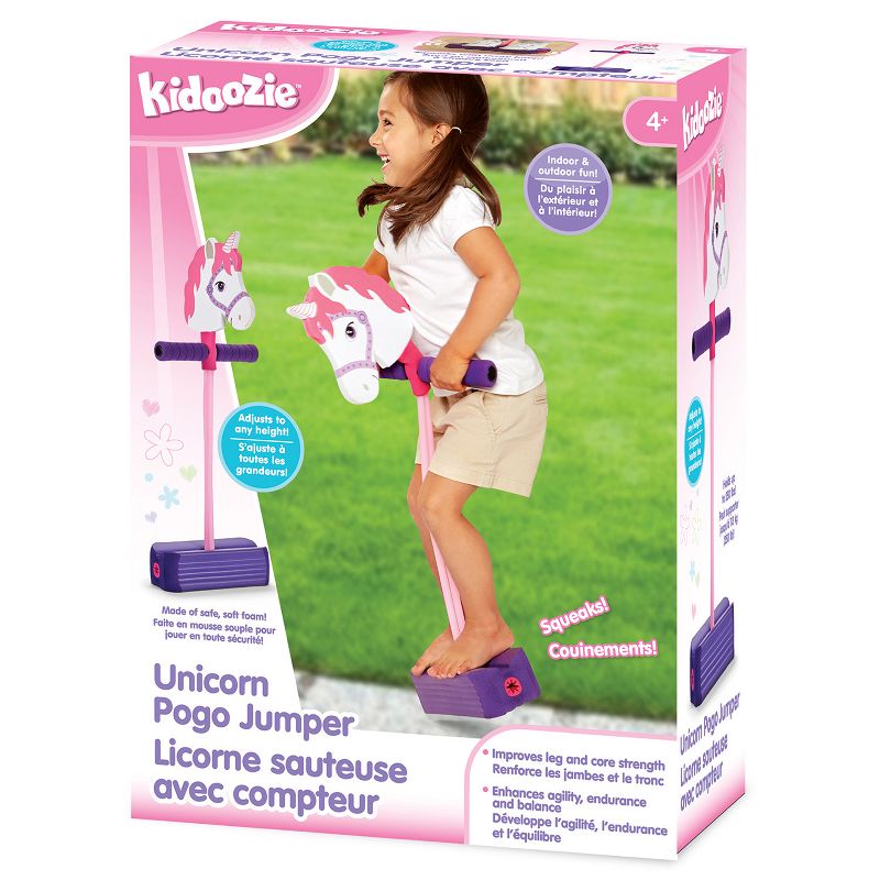 Kidoozie Foam Unicorn Pogo Jumper, Indoor & Outdoor Play, Encourages an Active Lifestyle, Makes Squeaky Sounds, 250 Pound Capacity - Ages 4+, 3 of 7