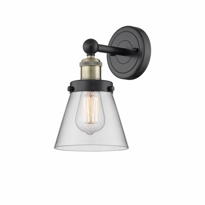 Cone - 1 Light Wall Sconce In Industrial Style-10 Inches Tall and 6.5 Inches Wide