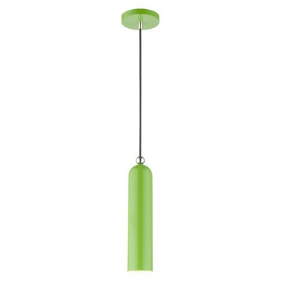 Livex Lighting Ardmore 1 - Light Pendant in  Shiny Apple Green