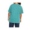 Women's Jersey Short Sleeve V-Neck Tunic - Plus - On The Plus Side - 2 of 4