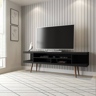 Utopia Black 70.47" Mid Century Modern TV Stand
