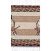 Earth Rugs Farmhouse Oval Stair Tread – Chickadee Woodland Design 27"x8.25" - 3 of 3