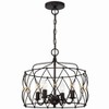 Crystorama Lighting Zucca 4 - Light Chandelier in  English Bronze/Antique Gold - 2 of 4