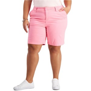 Tommy Hilfiger Womens Hollywood Mid Rise Business Casual Chino Shorts - 1 of 1
