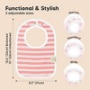 KeaBabies 8-Pack Organic Baby Bibs for Boy, Girl, Drool Bibs, Baby Bib for Girls, Boys,  Newborn Teething Bibs - 2 of 4