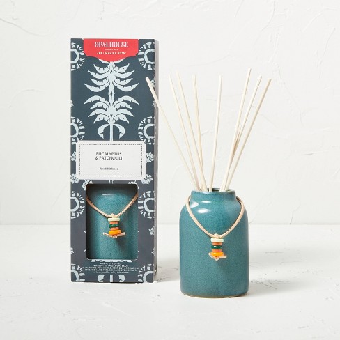 120ml Eucalyptus and Hemp Ceramic Reed Diffuser Green - Opalhouse™ designed with Jungalow™ - image 1 of 4