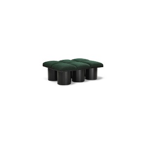 Meridian Furniture,Pavilion Boucle Fabric Bench - 1 of 4