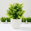 Unique Bargains Artificial Plants Luo Han Guo Plant Plastic Light Green 1 Pc - 2 of 4