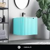 Caskvalley Modern Bathroom Vanity with Straight Fluted Design - Sink Included - 2 of 4