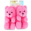Love 83 3D Plush & Comfy Pastel Collection Teddy Bear Novelty Slipper - Makes A Great Holiday & Birthday Present - 4 of 4