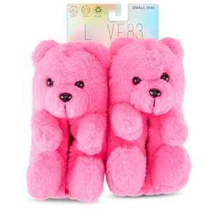 Love 83 3D Plush & Comfy Pastel Collection Teddy Bear Novelty Slipper - Makes A Great Holiday & Birthday Present - 1 of 4
