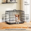 Yaheetech Metal Dog Crate for Small to Medium-Sized Dogs, Black - 2 of 4